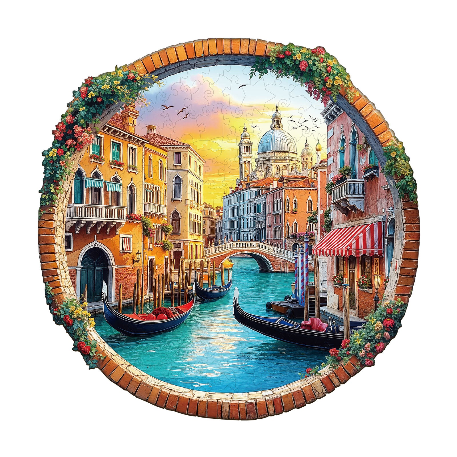 Venice Water City Wooden Jigsaw Puzzle