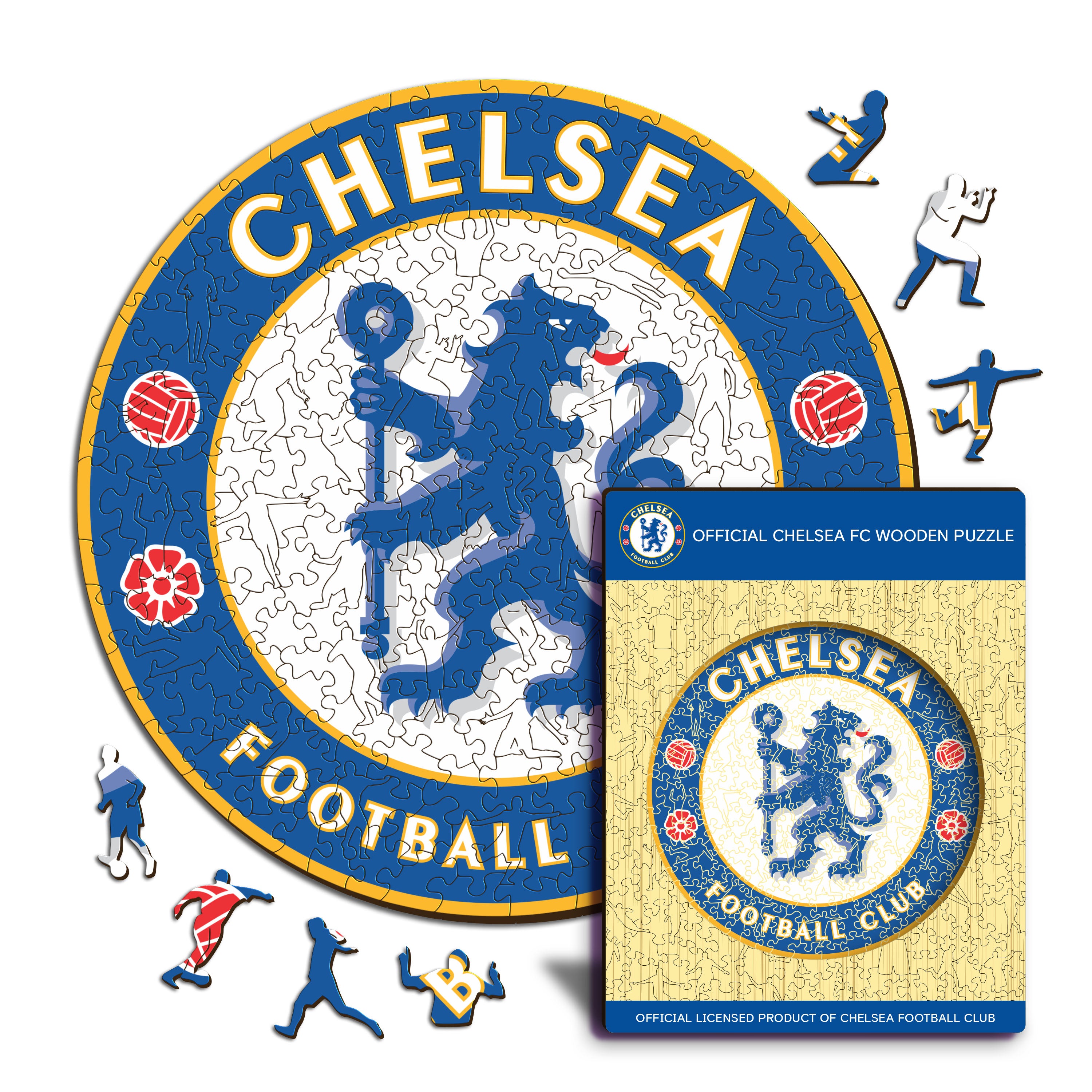 Chelsea FC® Logo - Wooden Puzzle