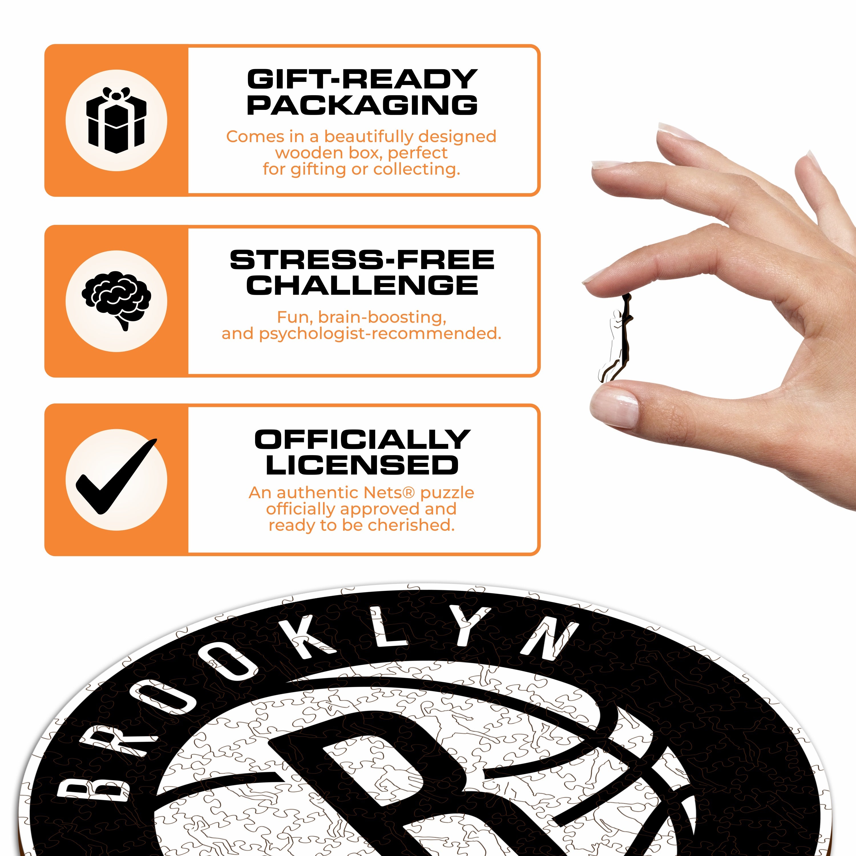 Brooklyn Nets™ - Wooden Puzzle