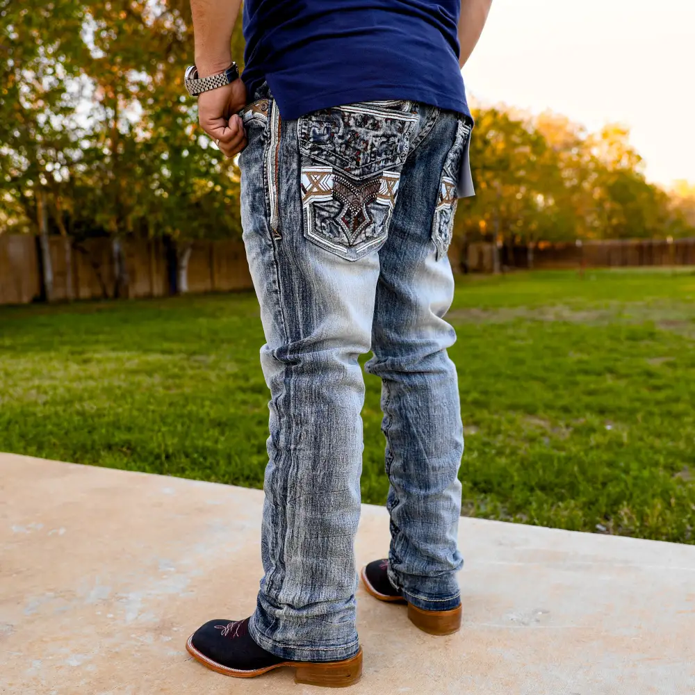 Men’s SA-048 Straight Fit Blue Jean