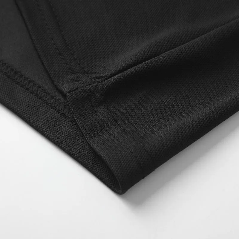 Men's Quick Dry Color Block Striped Polo Shirt, Classic Button-Down Collar Top