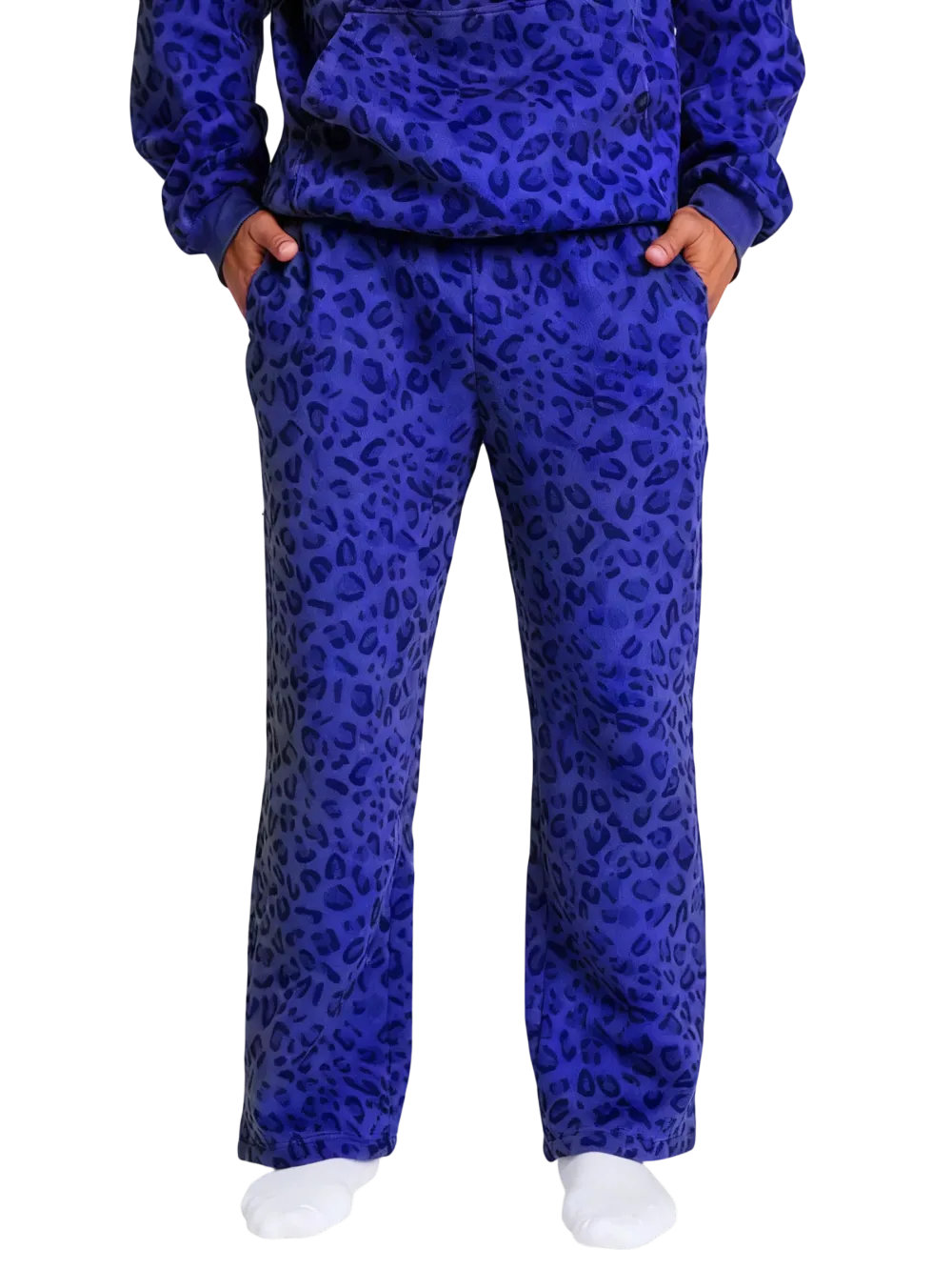 Leopard print unisex sweatpants