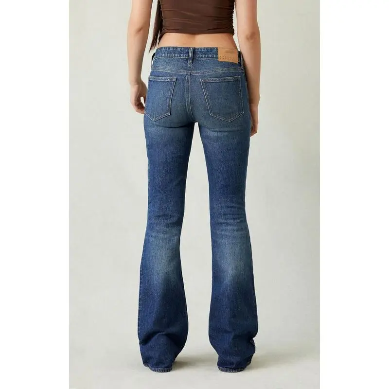 Women's Jade Low Rise Bootcut Jeans Stretch Dark Blue