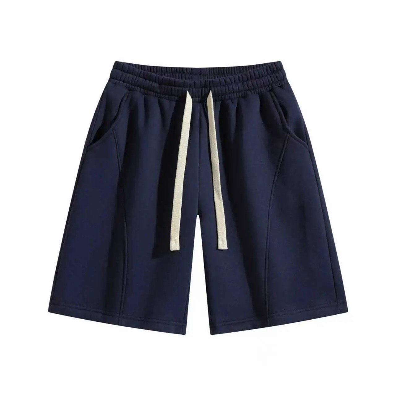 Men's Lightweight Breathable Shorts – Pocket & Drawstring Waist for Gym & Casual