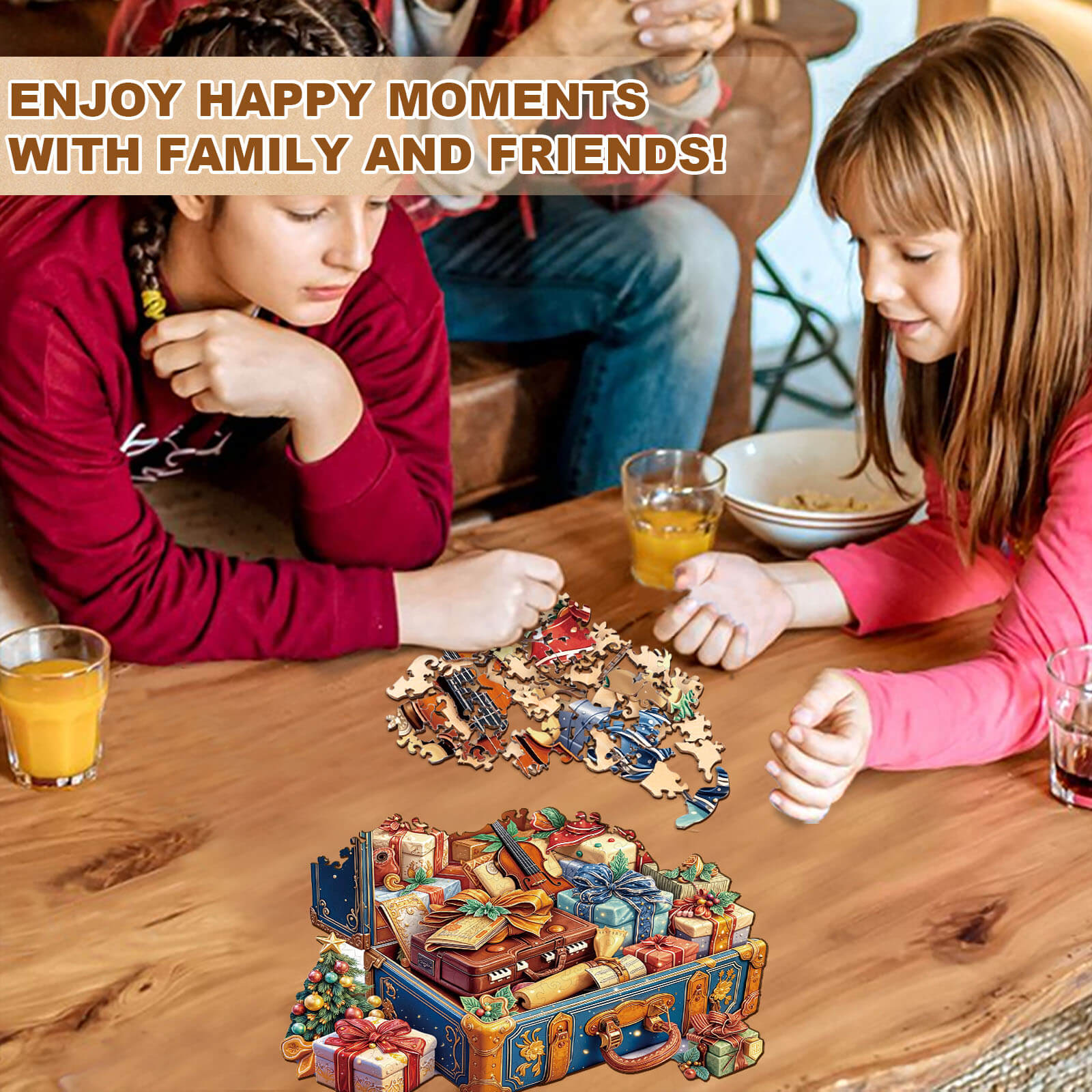 Music Gift Box Wooden Jigsaw Puzzle