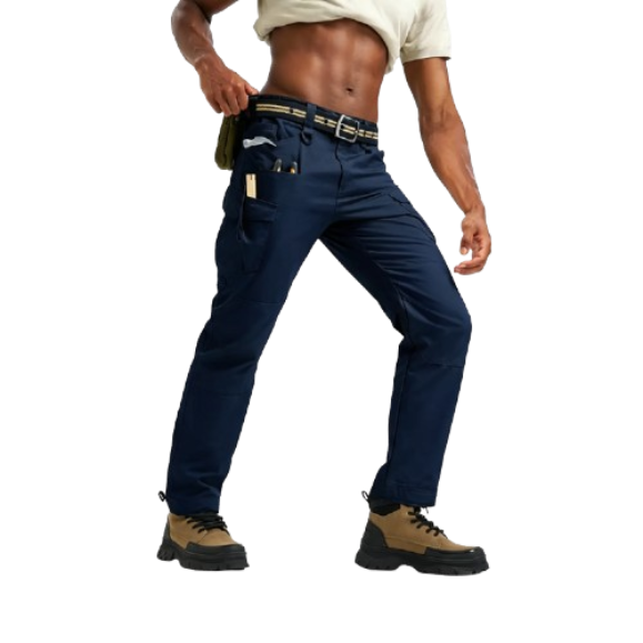 Men's Tactical Cargo Pants — Lightweight, Multi-Pocket, Water-Repellent, Ripstop (10 Pockets)