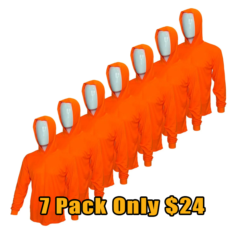Men’s High-Visibility Quick-Dry Hooded Shirt Set