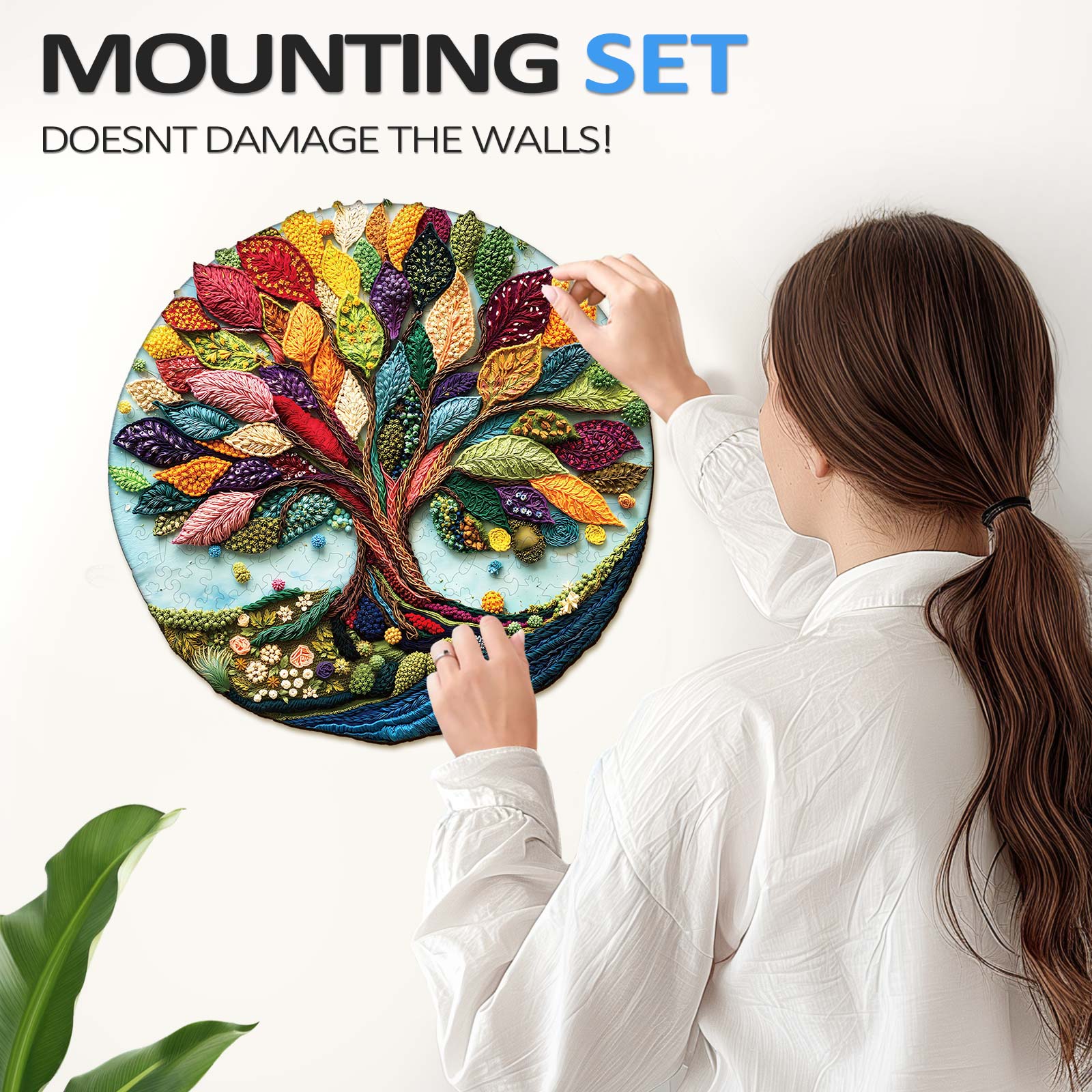 Fibrous Life Tree Wooden Jigsaw Puzzle