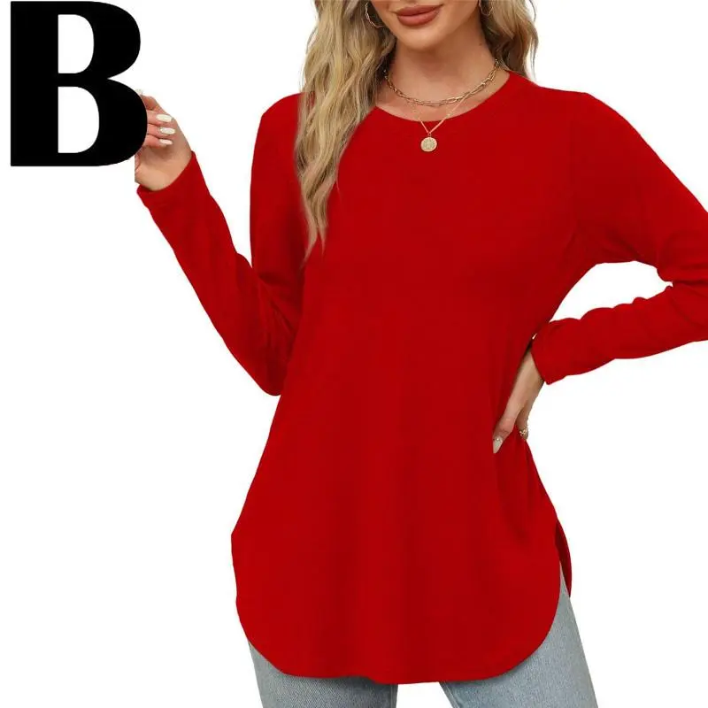 Womens Tunic Tops to Wear with Leggings Long Sleeve Thumb Hole Shirts