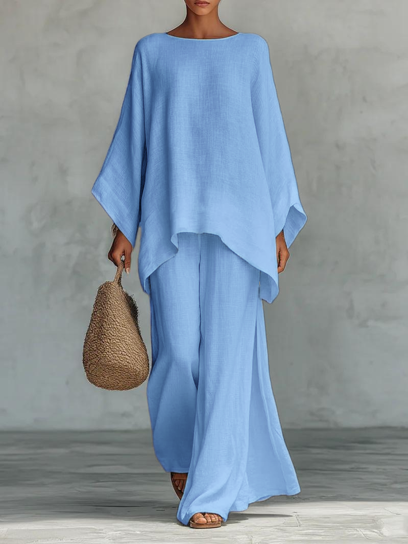 Boho Linen Two Piece Set