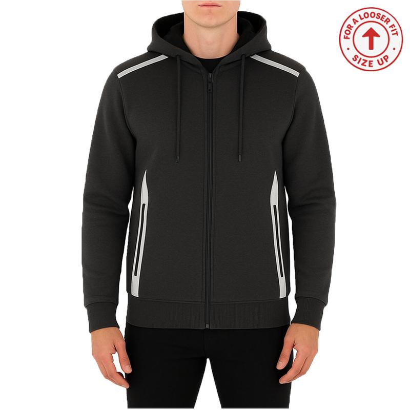Men’s Heavyweight Sherpa Fleece-Lined Tech Zip Hoodie