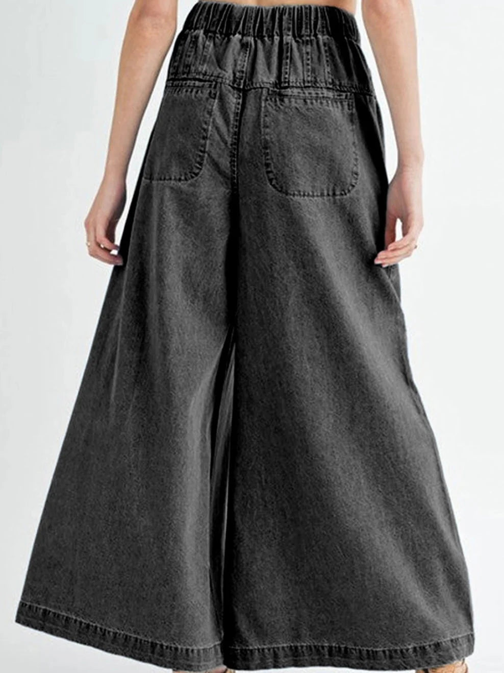 Drift Away Denim Palazzo Pants
