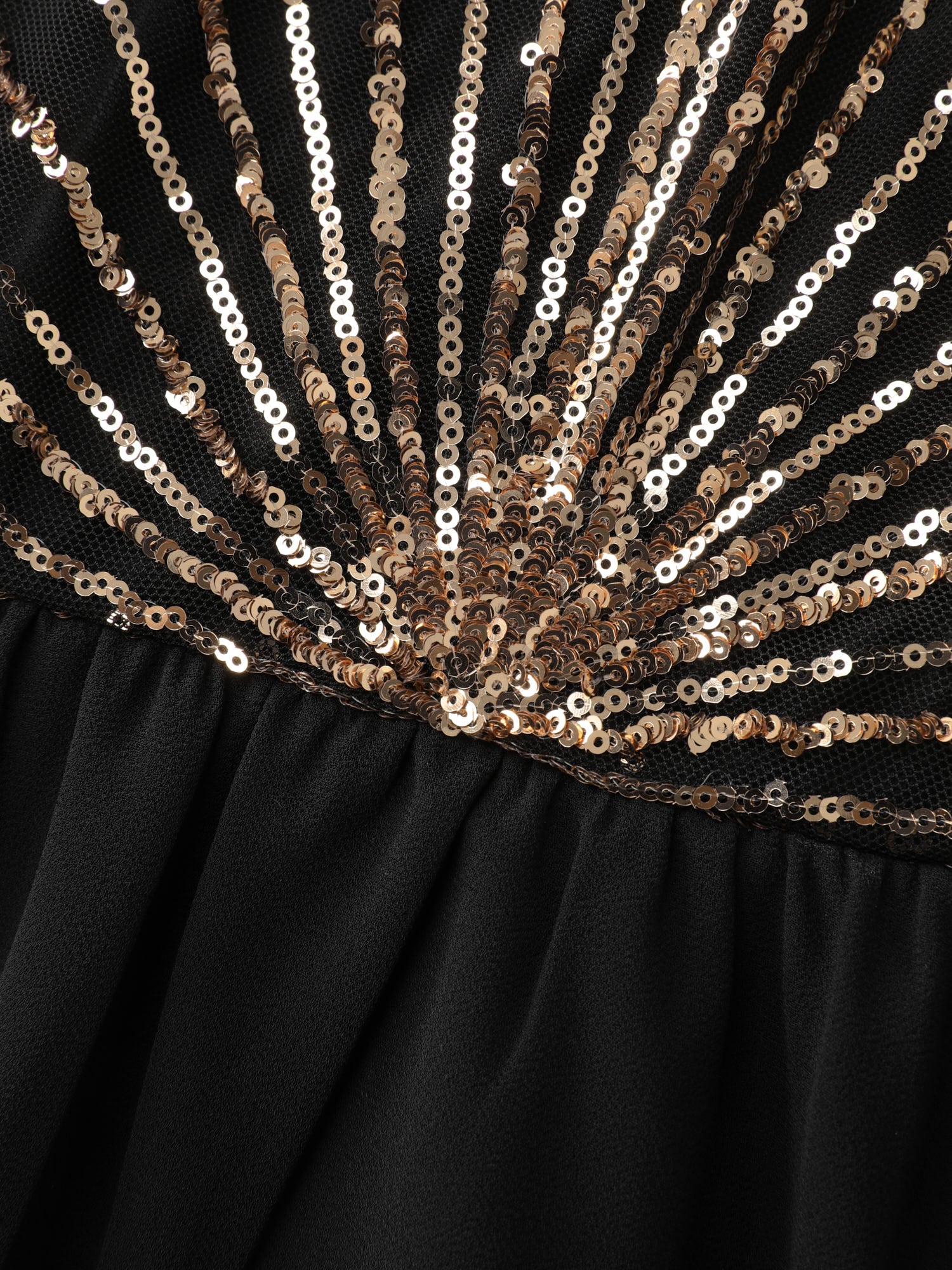 Sparkle Sequin One-Shoulder Midi Dress