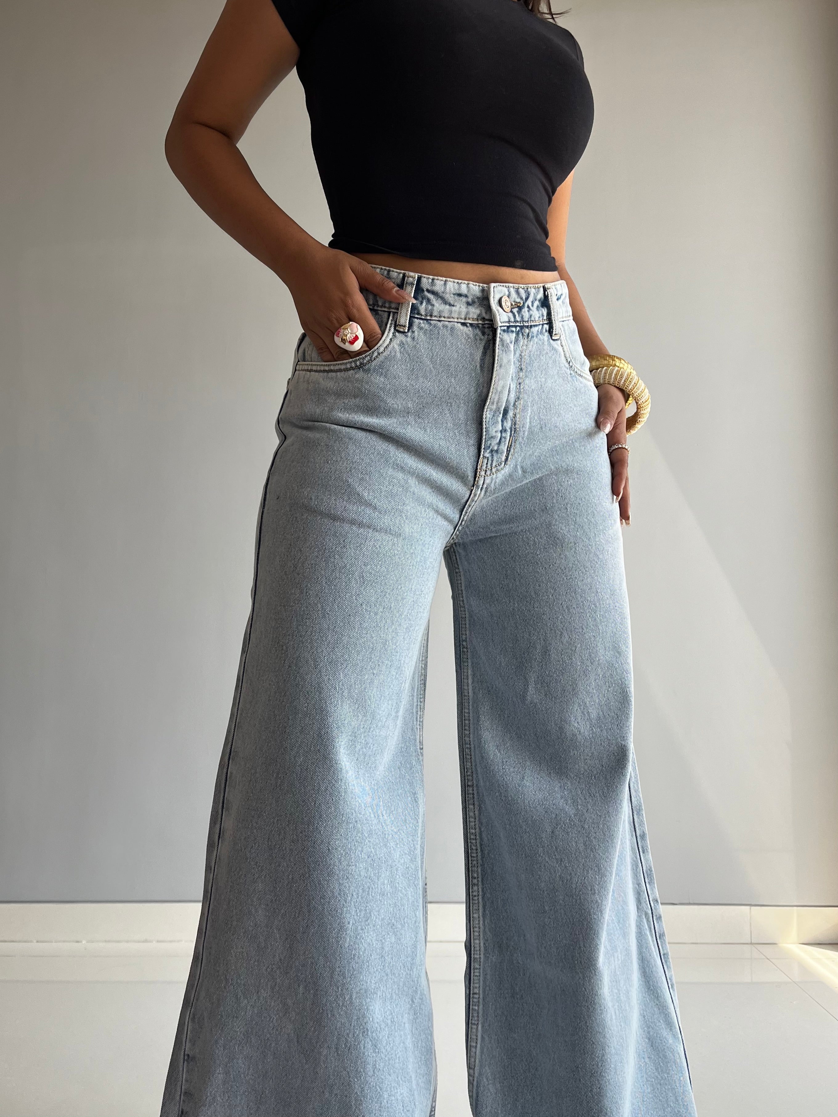 X Factor Extra Wide Leg Jeans