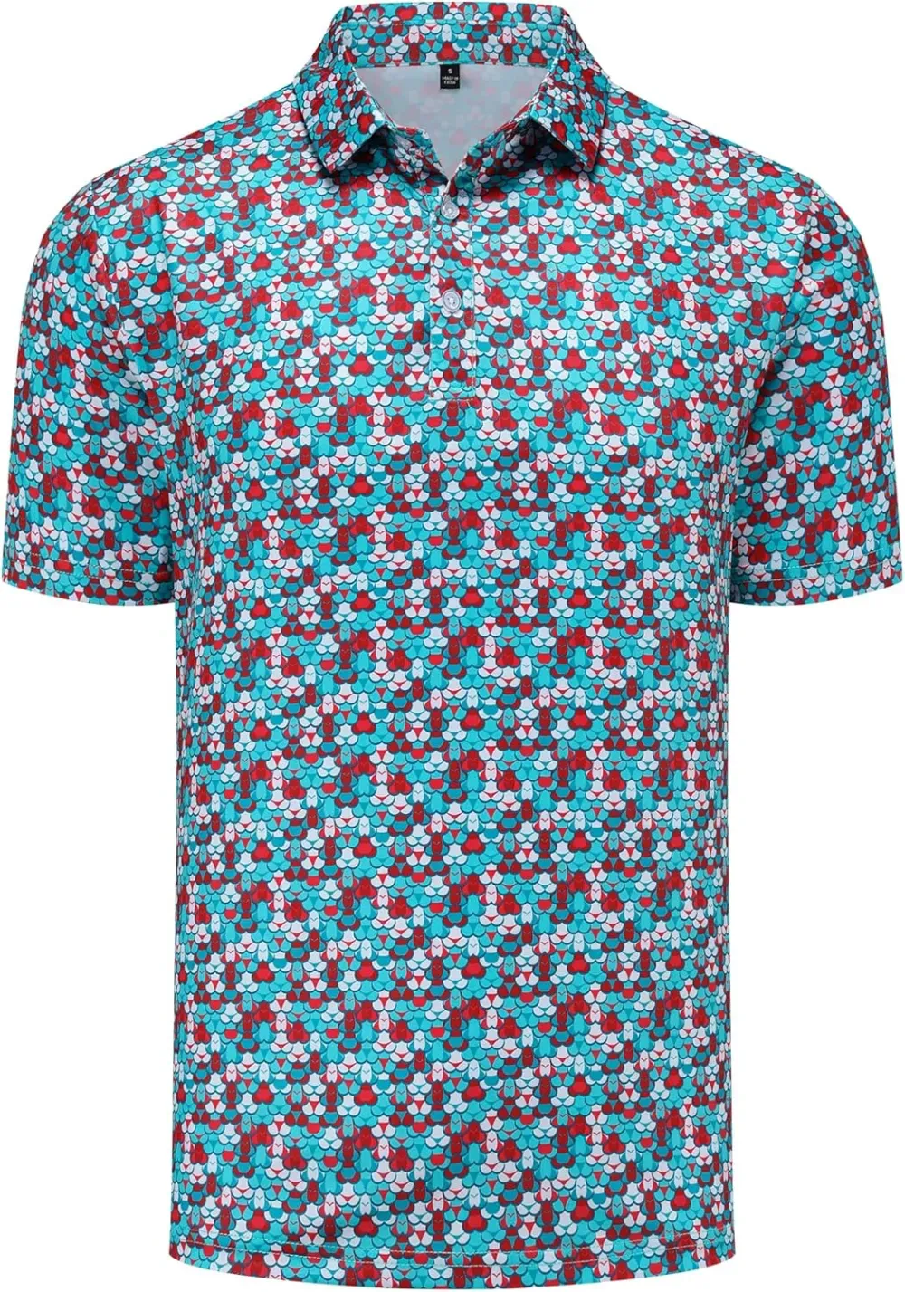 🔥Last Day 49% OFF Mens Golf Polo Shirts Short Sleeve Moisture Wicking Dry Fit Performance Casual Funny Golf Polo Shirts for Men