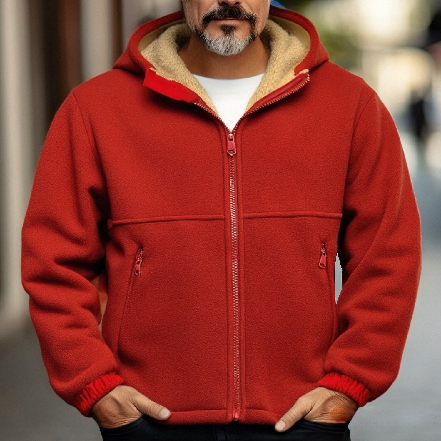 Men's UltraWarm Double Fleece Hooded Jacket