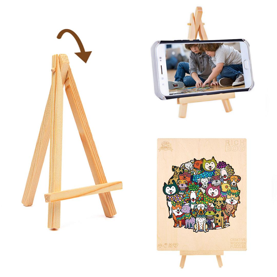 Rich Dog Wooden Jigsaw Puzzle