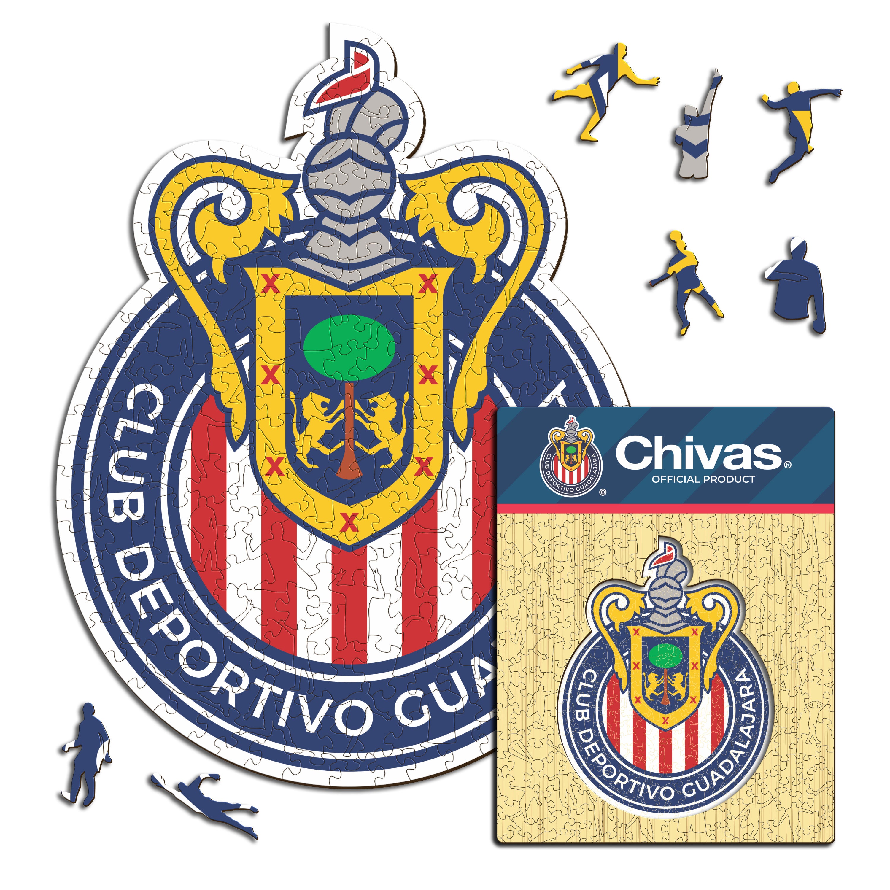 Chivas Guadalajara® Logo - Wooden Puzzle