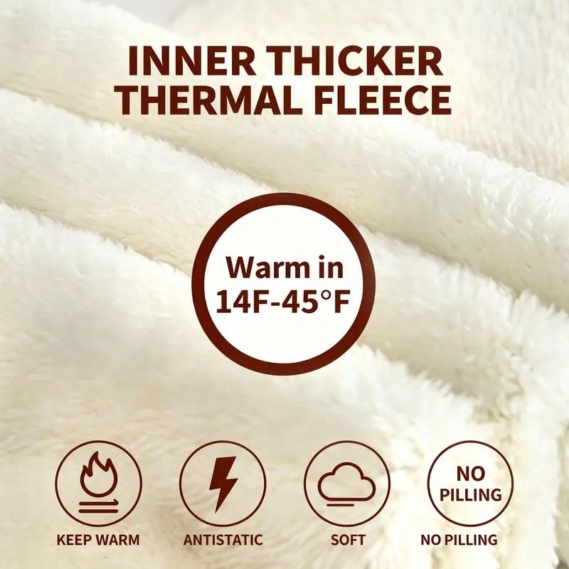 Women Winter Warm Thick Leggings Fleece Lined Stretchy Soft Thermal Sherpa Pants