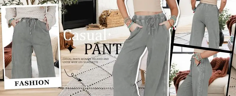 Women's Casual Wide Leg Sweatpants