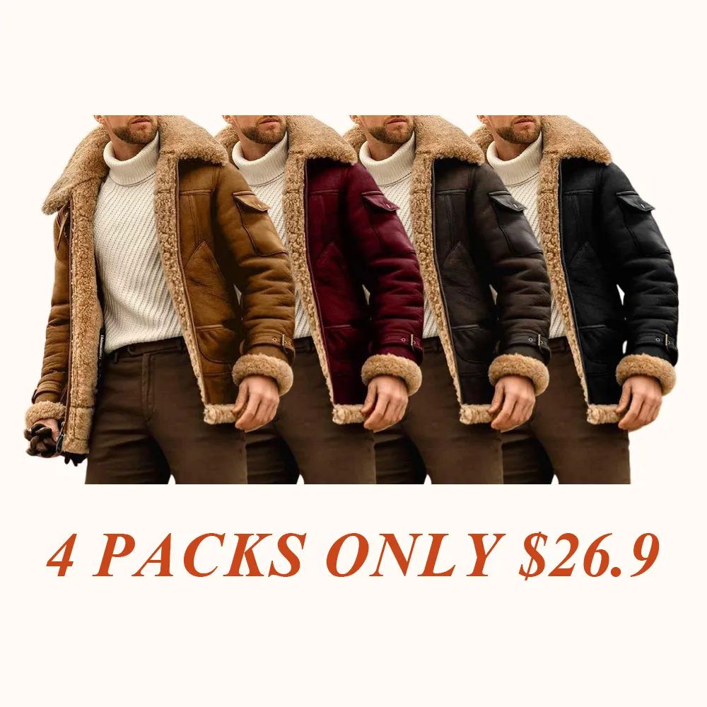 Winter Jacket Mens Military Fleece Jacket Warm Coats with Fur Collar Army Tactical Design