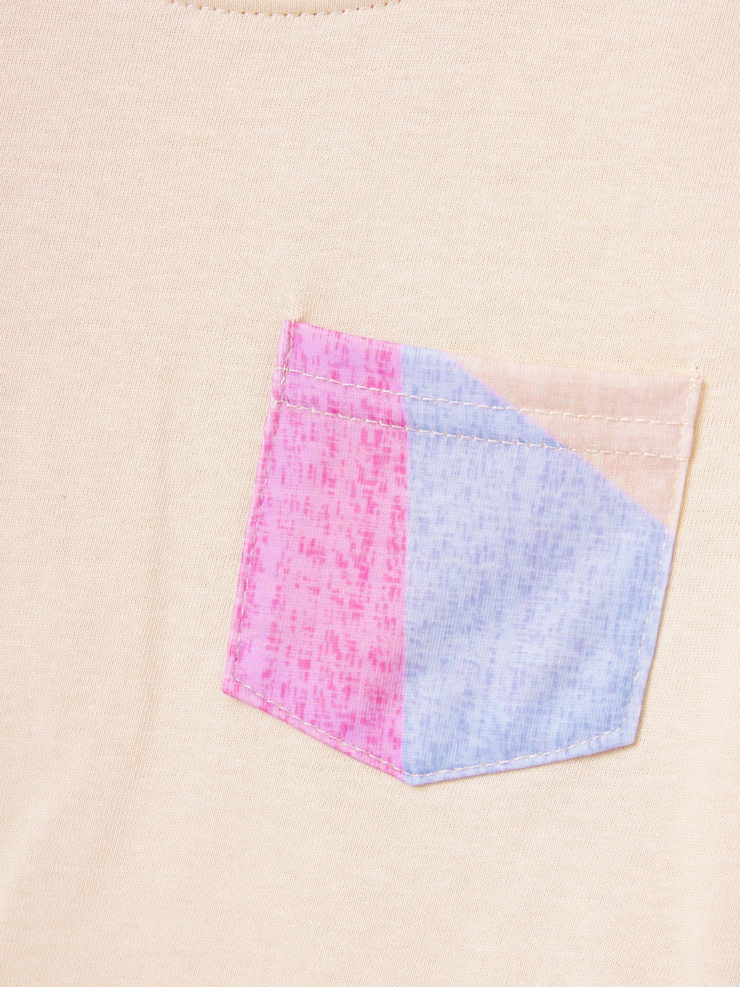 Family Matching Outfits Set Colorblock Sleeveless Strappy Dress or Short-sleeve T-shirt Multi-color