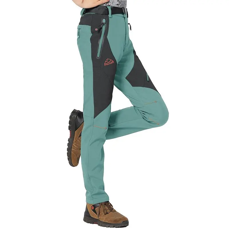 Women's Snow Pants Waterproof Insulated Fleece Thermal Ski Hiking Snowboard Pants