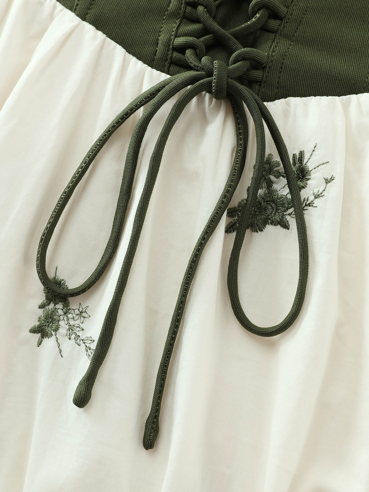 2-in-1 Embroidered Tulle Maxi Dress