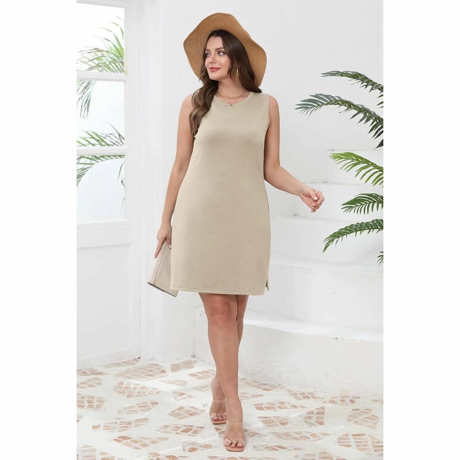 Dresses for Women 2026 Casual Summer Sundresses Sleeveless Tank Dress Fashion Outfits