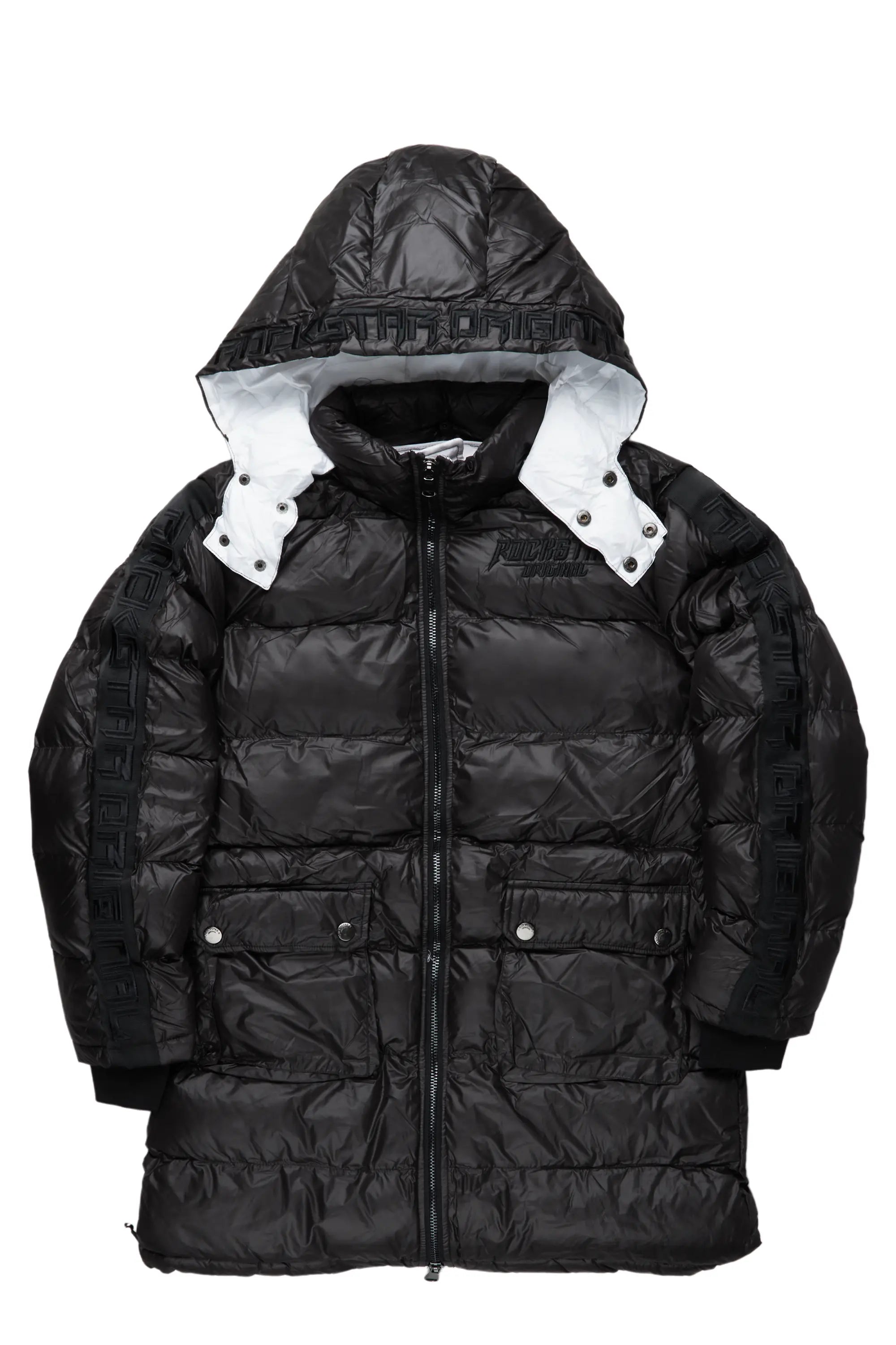 Nikita Black/Black Long Puffer Jacket