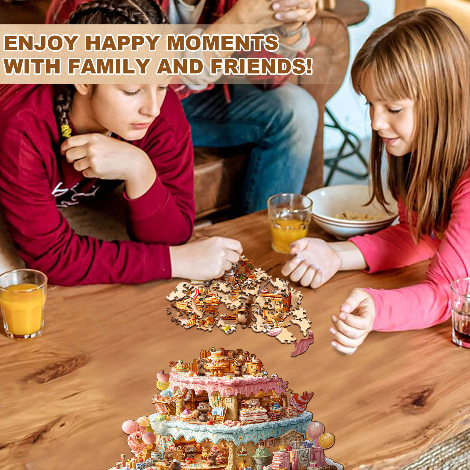 Bear's House - Birthday Wooden Jigsaw Puzzle