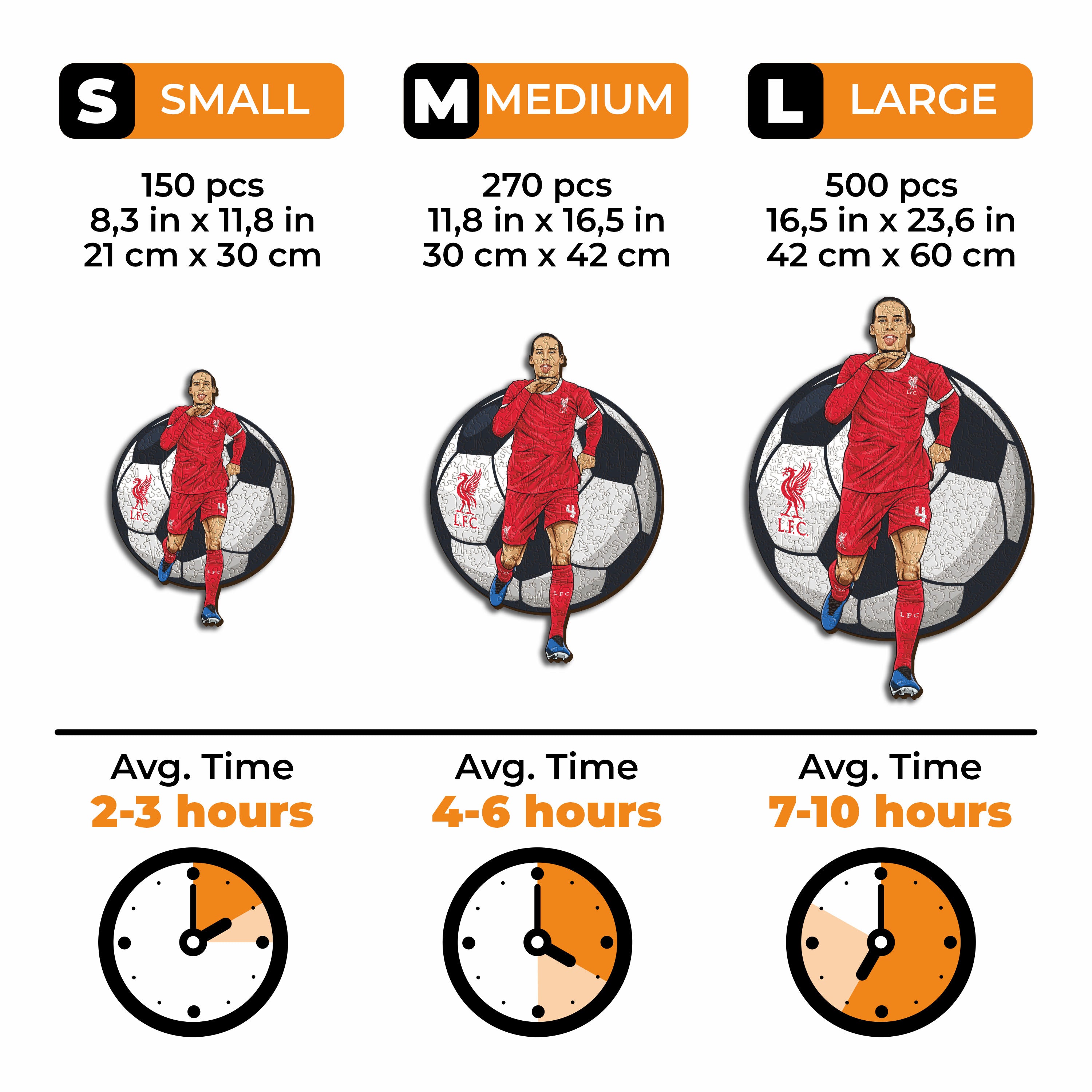 Virgil van Dijk - Wooden Puzzle