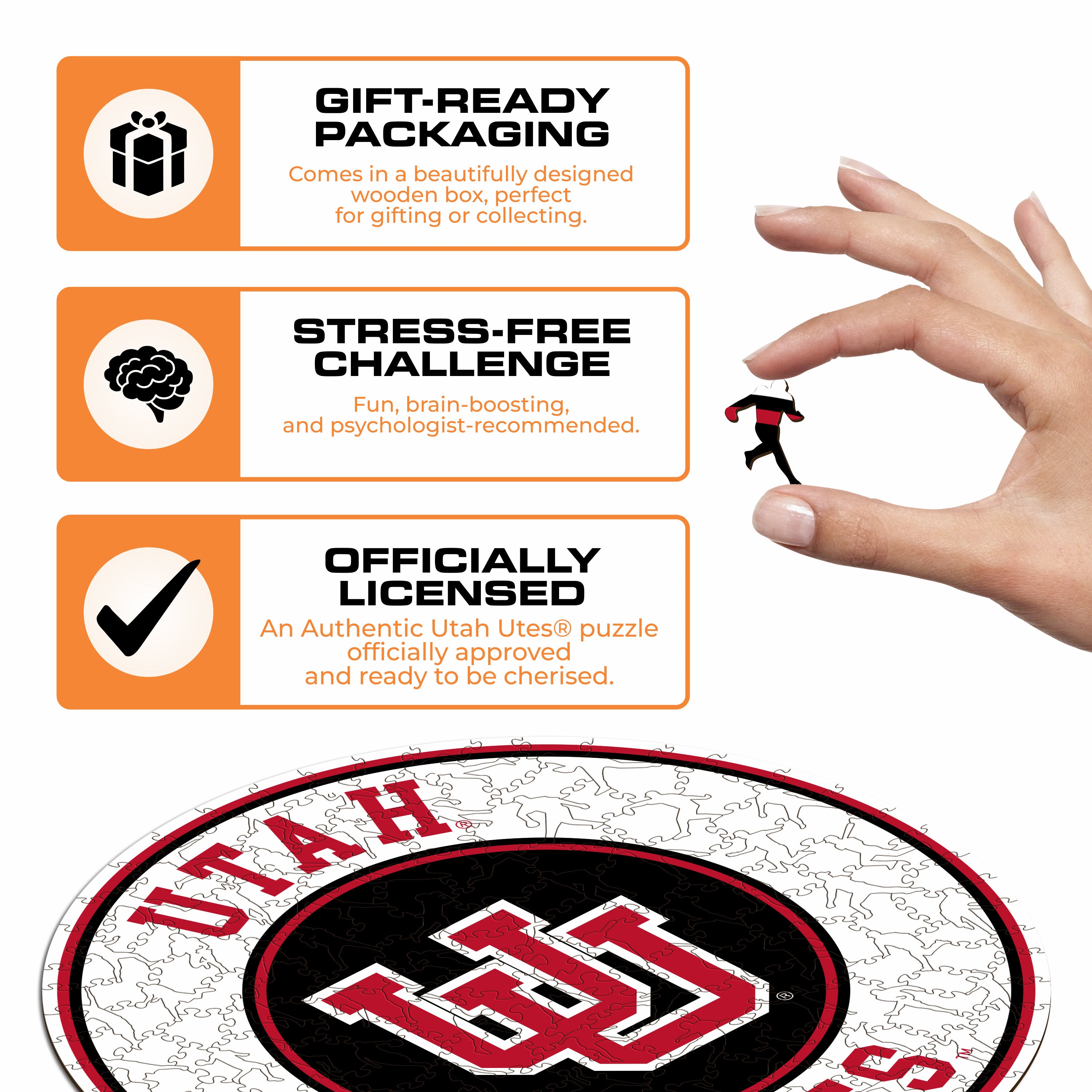 University of Utah - Wooden Puzzle