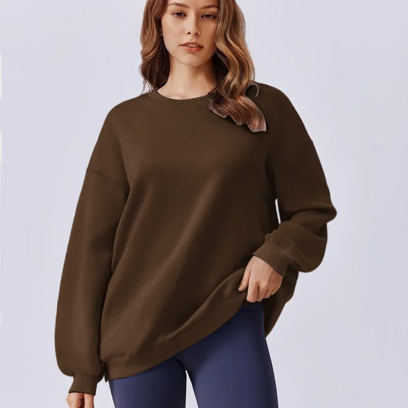 Women's Oversized Sweatshirt 2025 Spring Outfit Long Sleeve