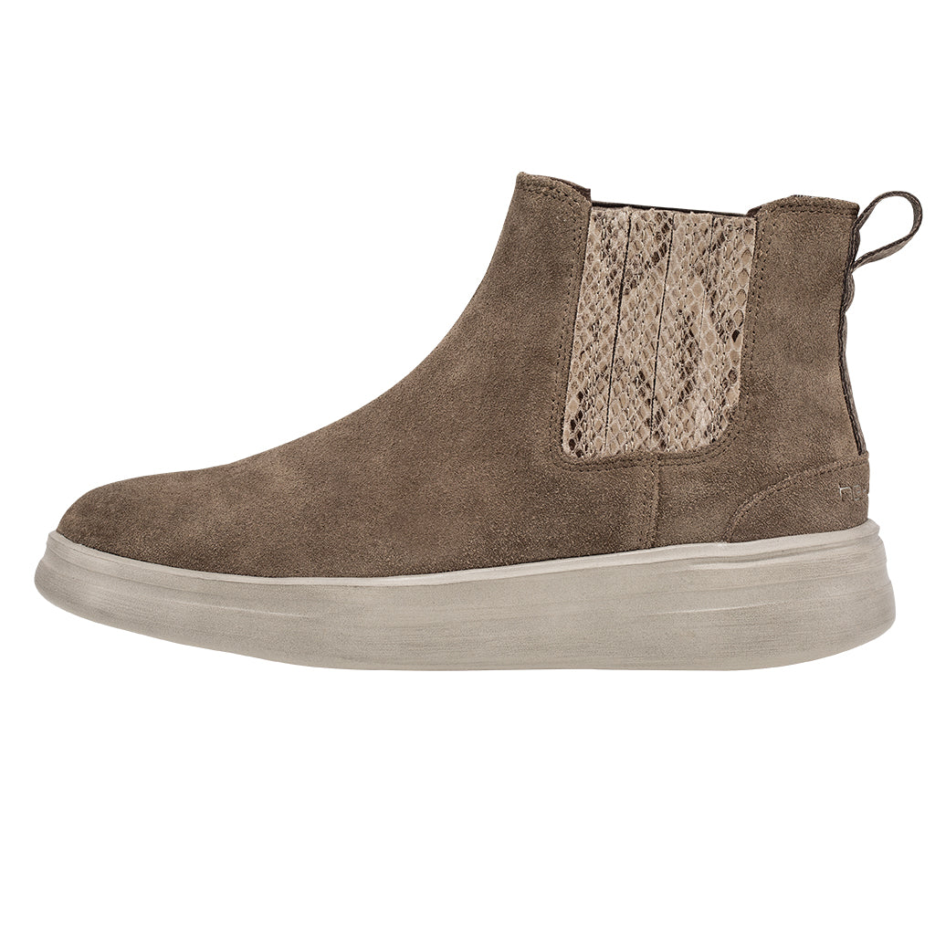 DUDE WOMEN'S VIC SUEDE FOSSIL - 122024962