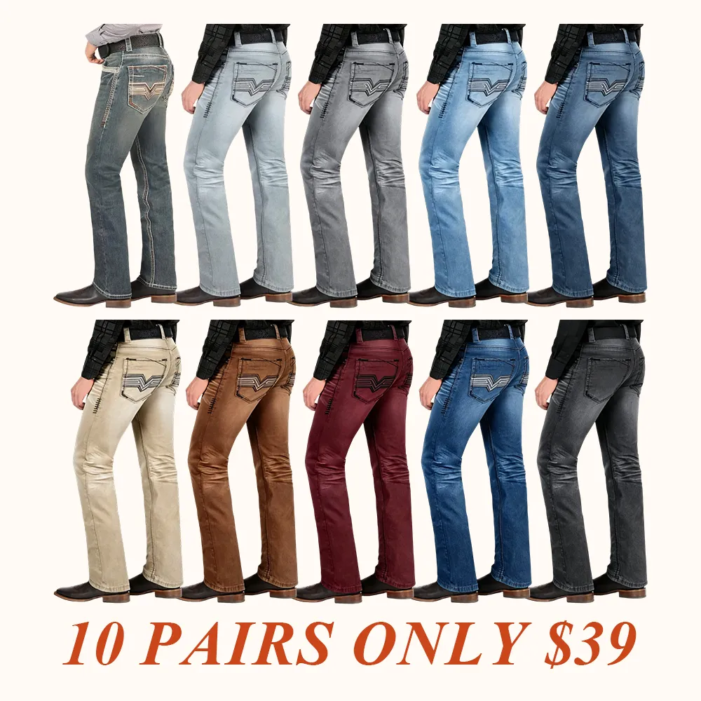 Pantalón para Hombre de Mezclilla Vaquero (Heavy Denim)