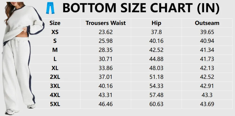 Women's 2 Piece Outfit Fleece Sweatsuit