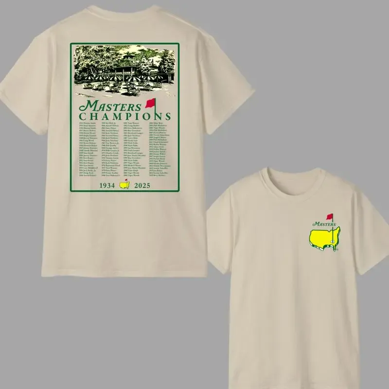 2025 Masters Tournament Augusta 91 Years Shirt, Golf Tournament T-Shirt, Masters Golf T-Shirt, The Masters Golf Cup Tee For Men