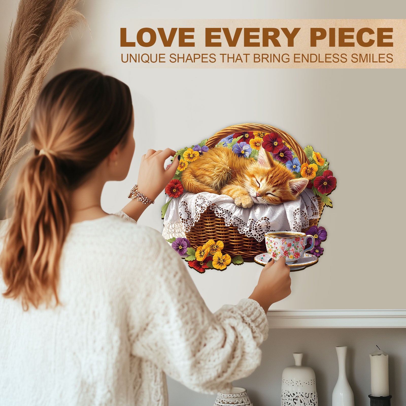 Cat’s Rest Wooden Jigsaw Puzzle