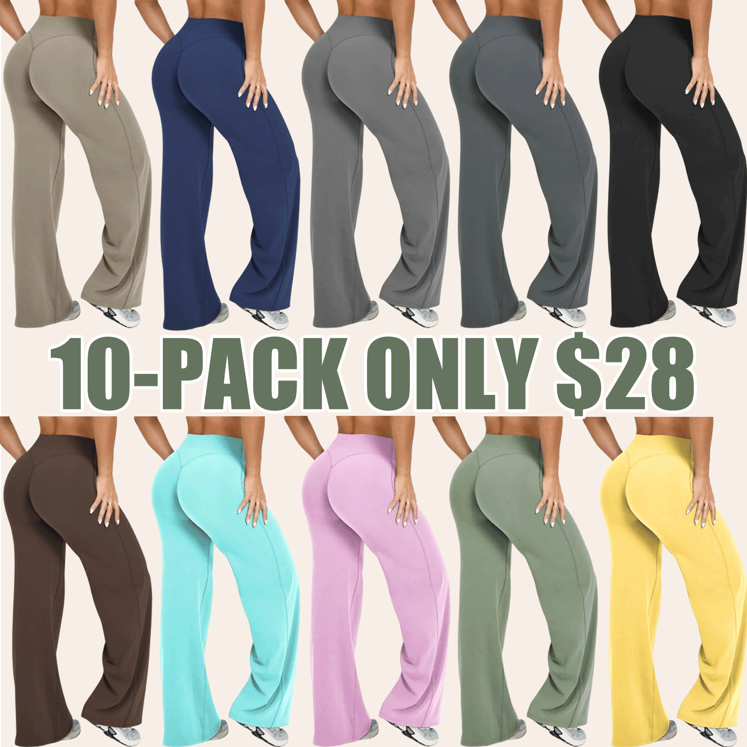 Women's Casual Wide Leg Sport Pants, Casual Sporty Trousers