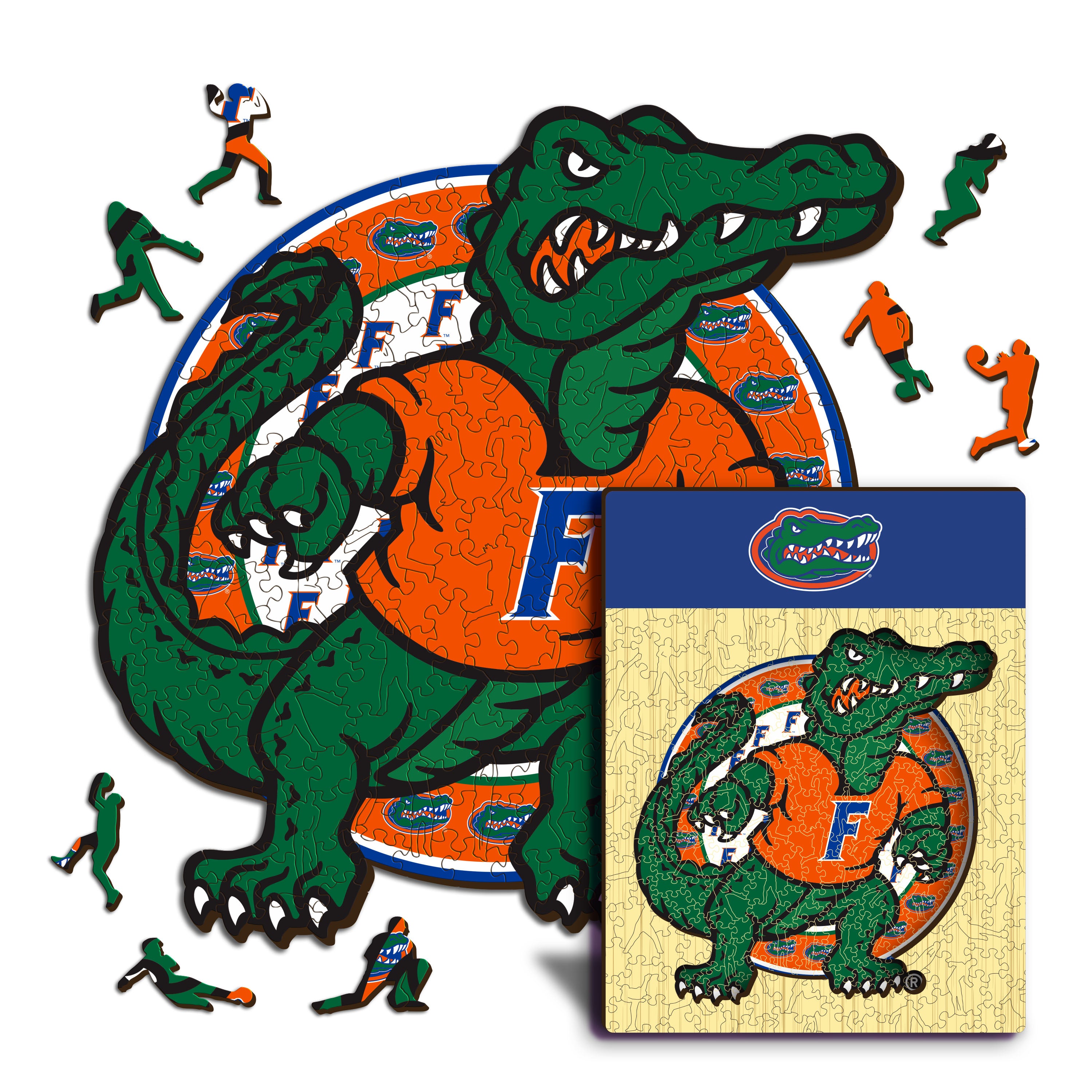 University of Florida Mascot - Wooden Puzzle