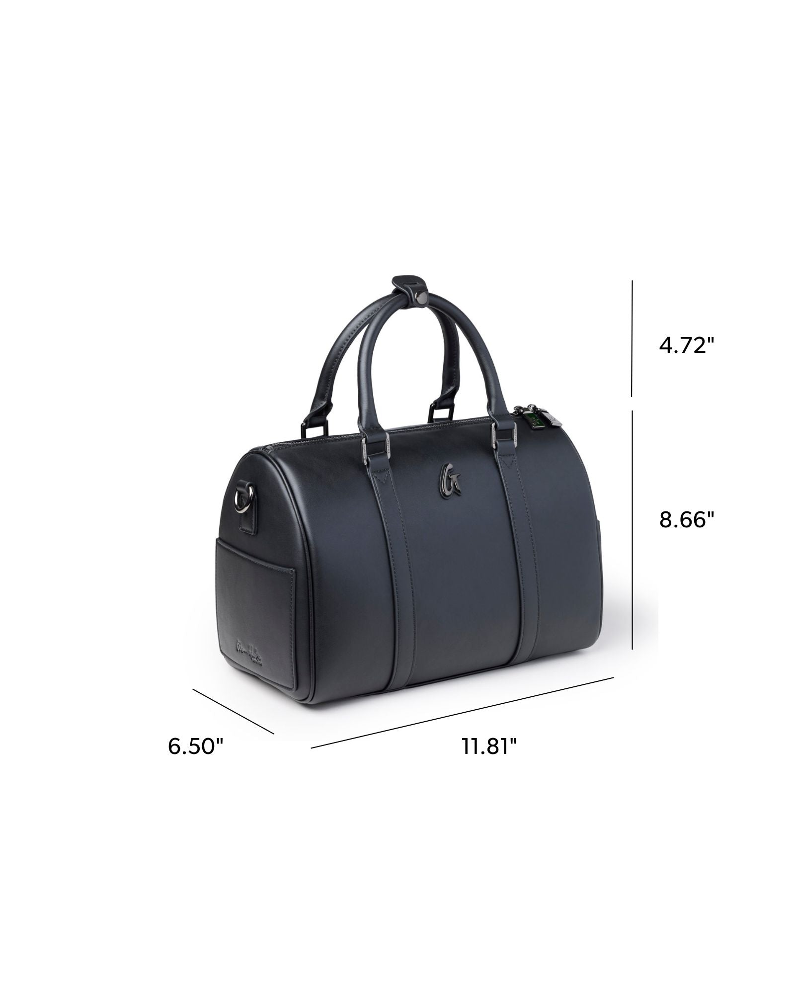 LARGE STANDARD GAL BOSTON BAG - BLACK