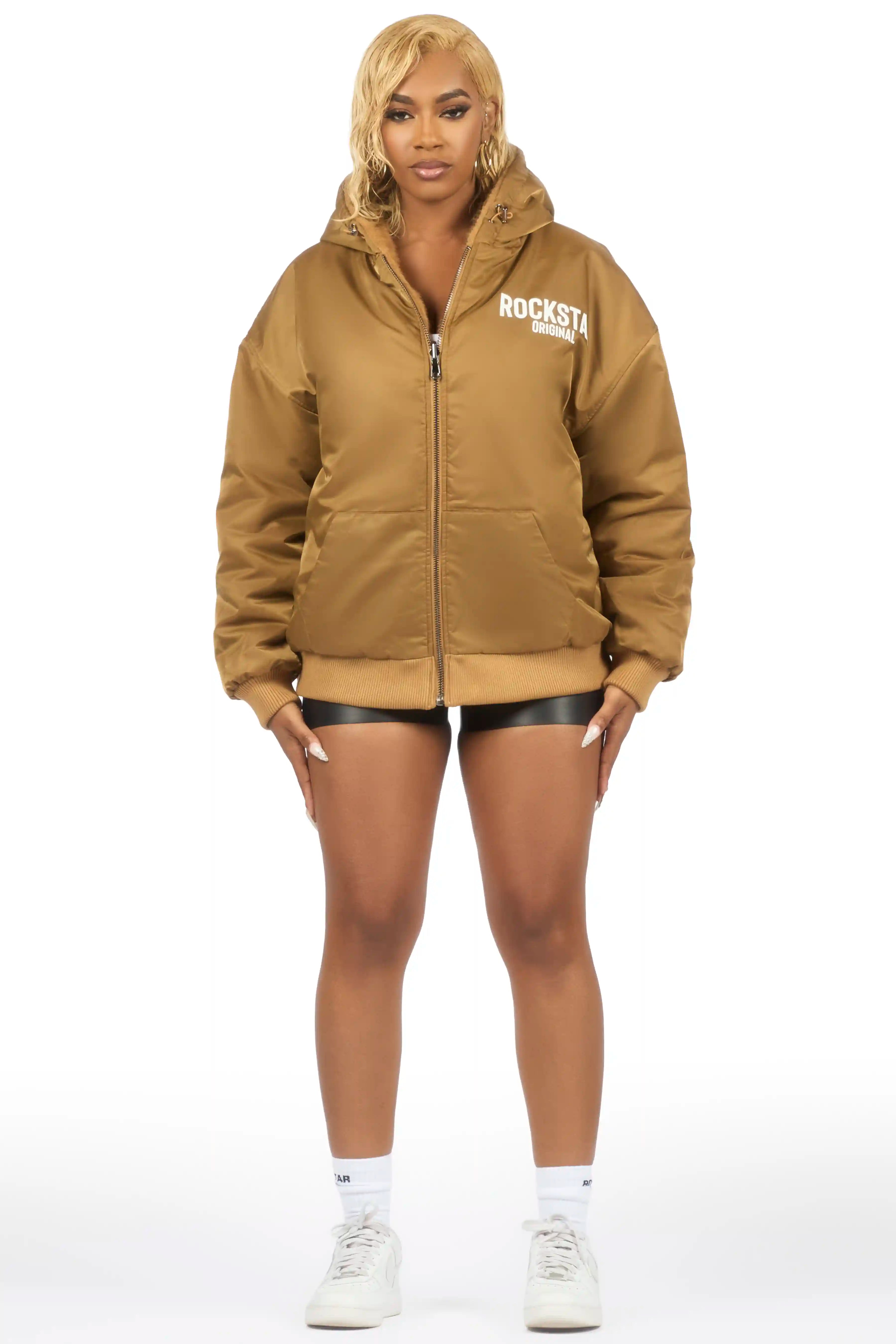 Jaleah Brown Oversized Fur Jacket