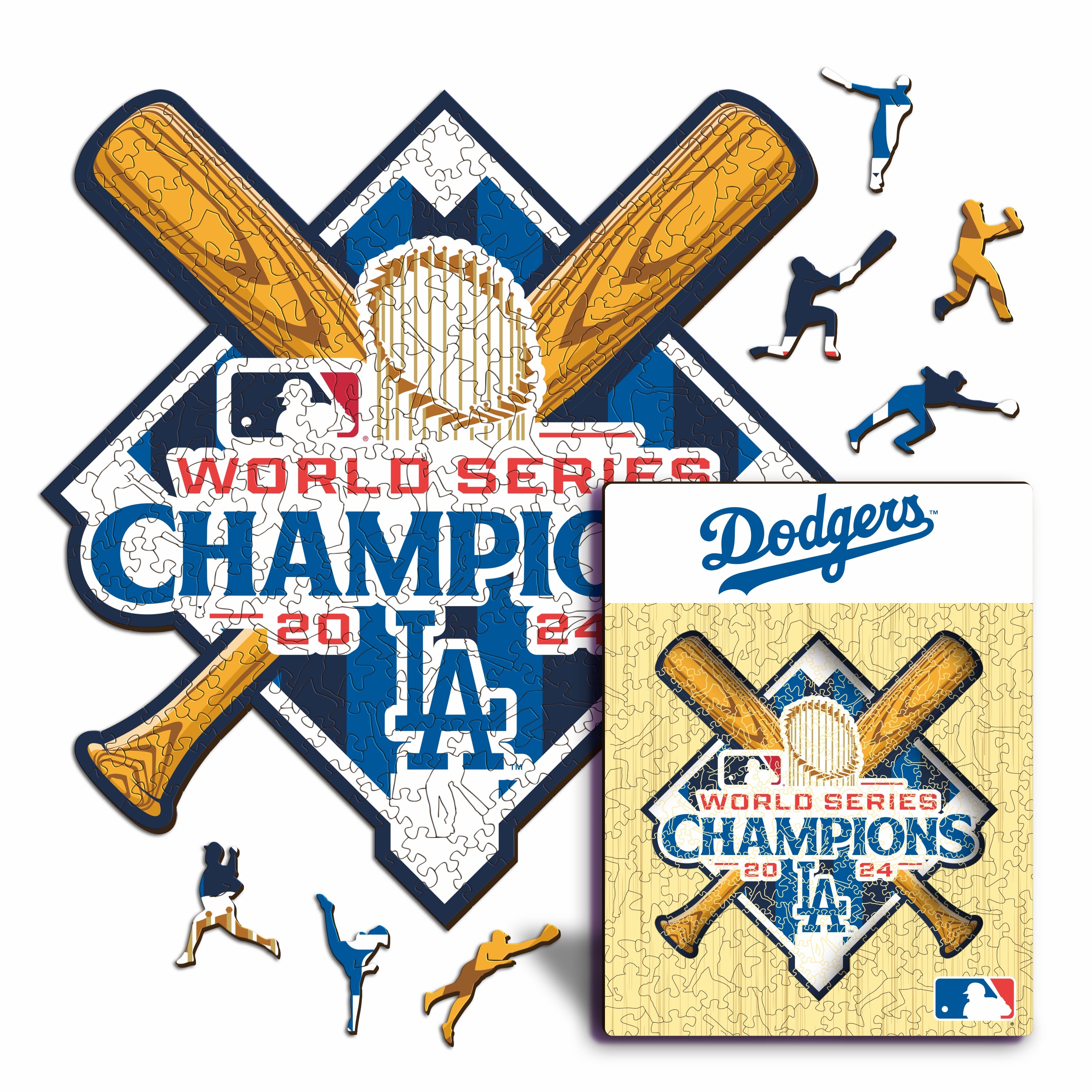 Los Angeles Dodgers™ 2024 World Series - Wooden Puzzle