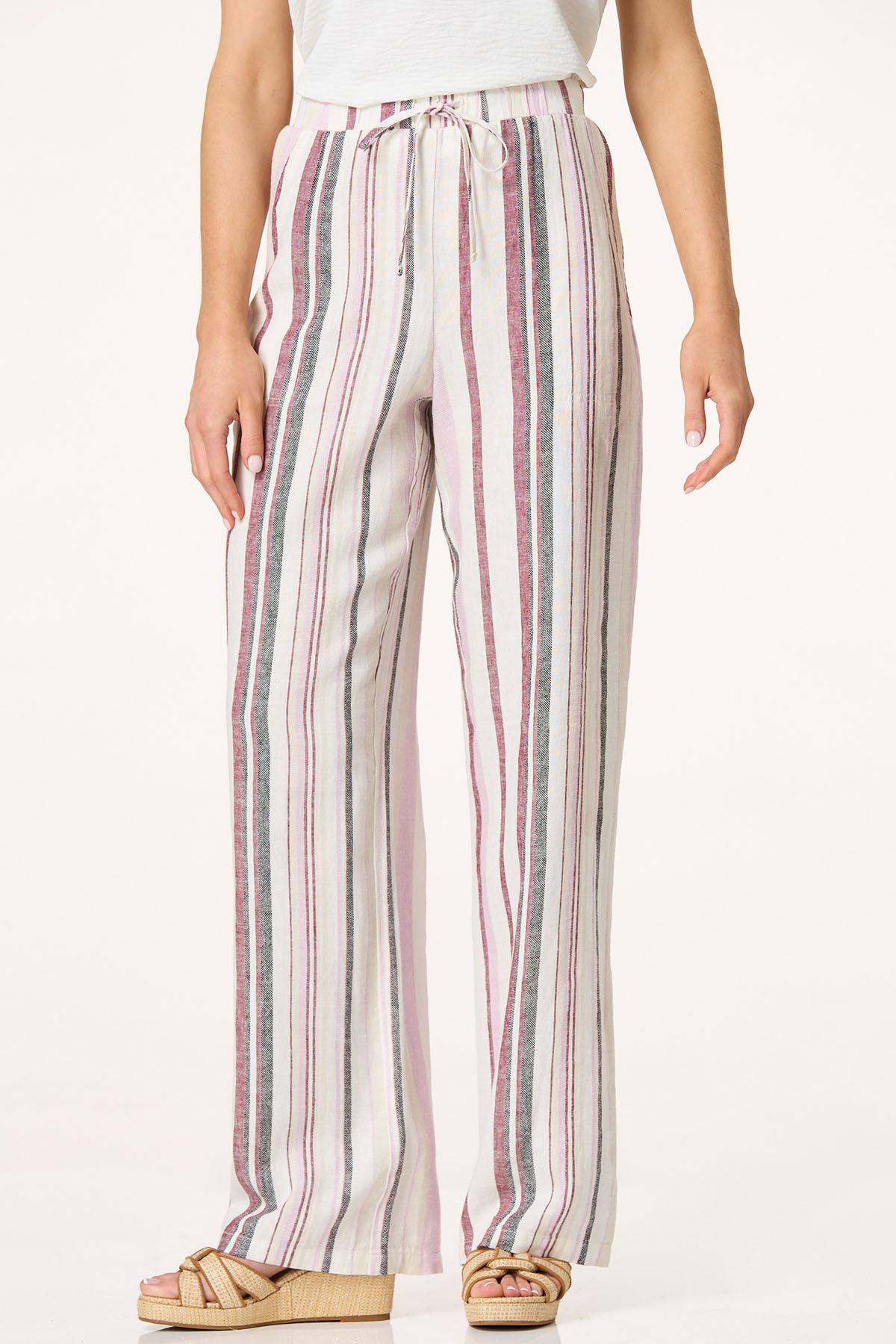Stripe Linen Pants