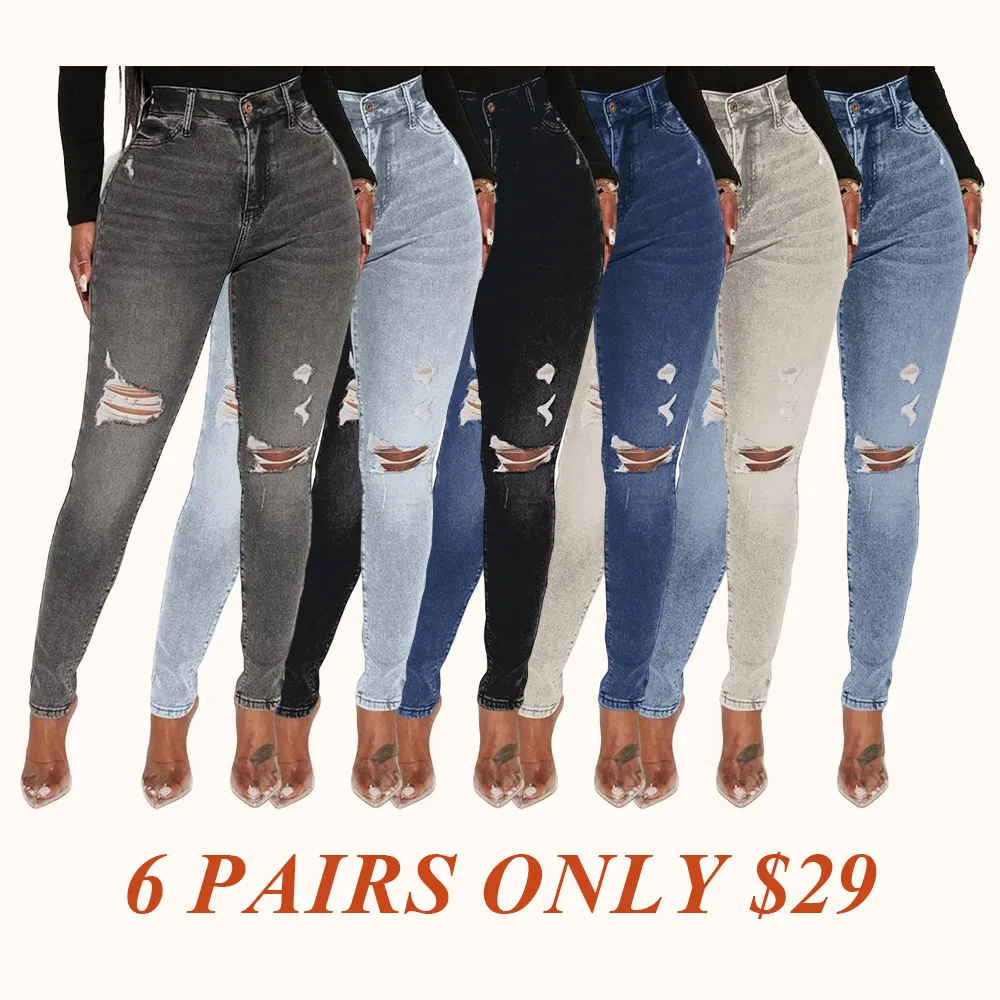 High Stretch Skinny Jeans - Black Wash