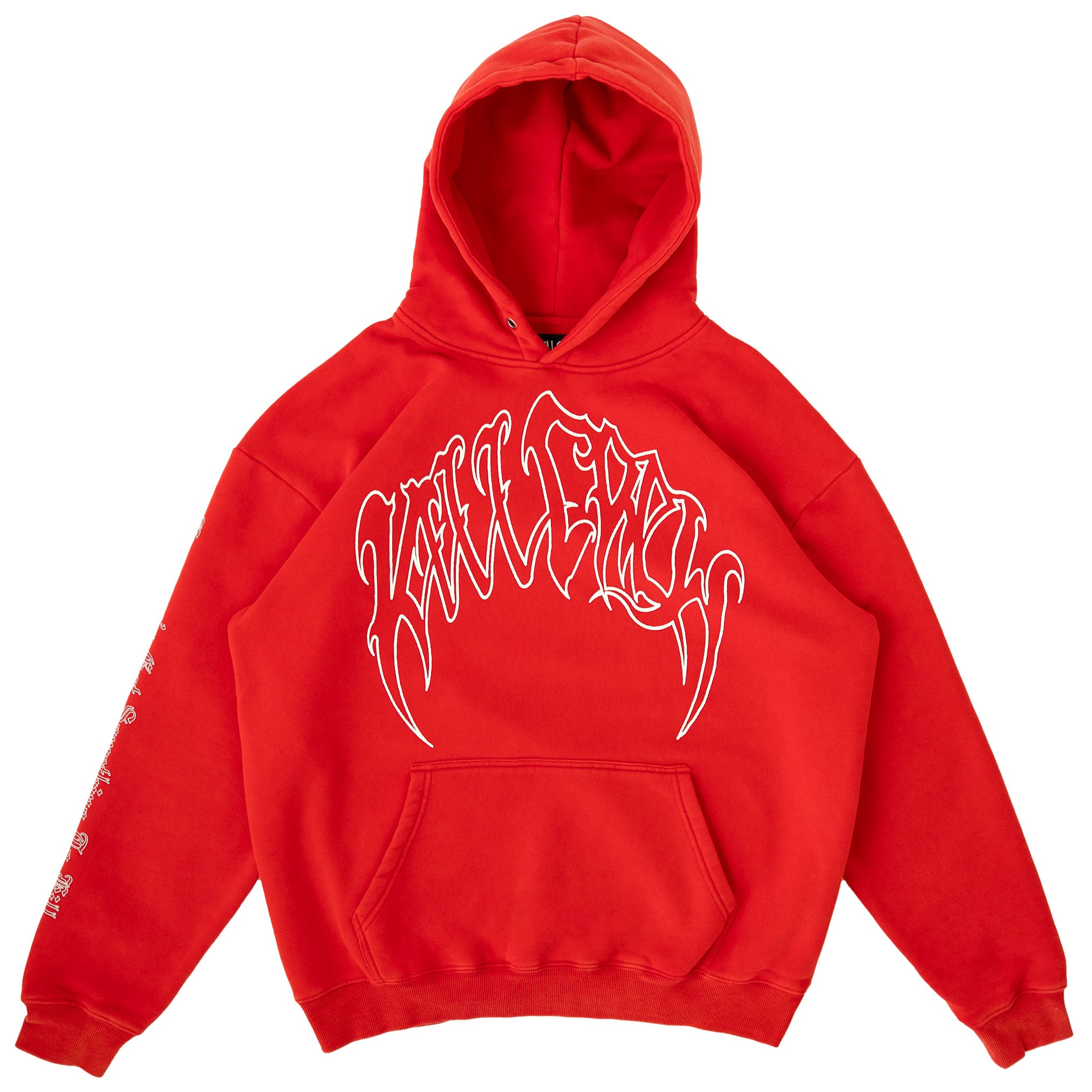 KILL CREW OVERSIZED LUX HOODIE - RED