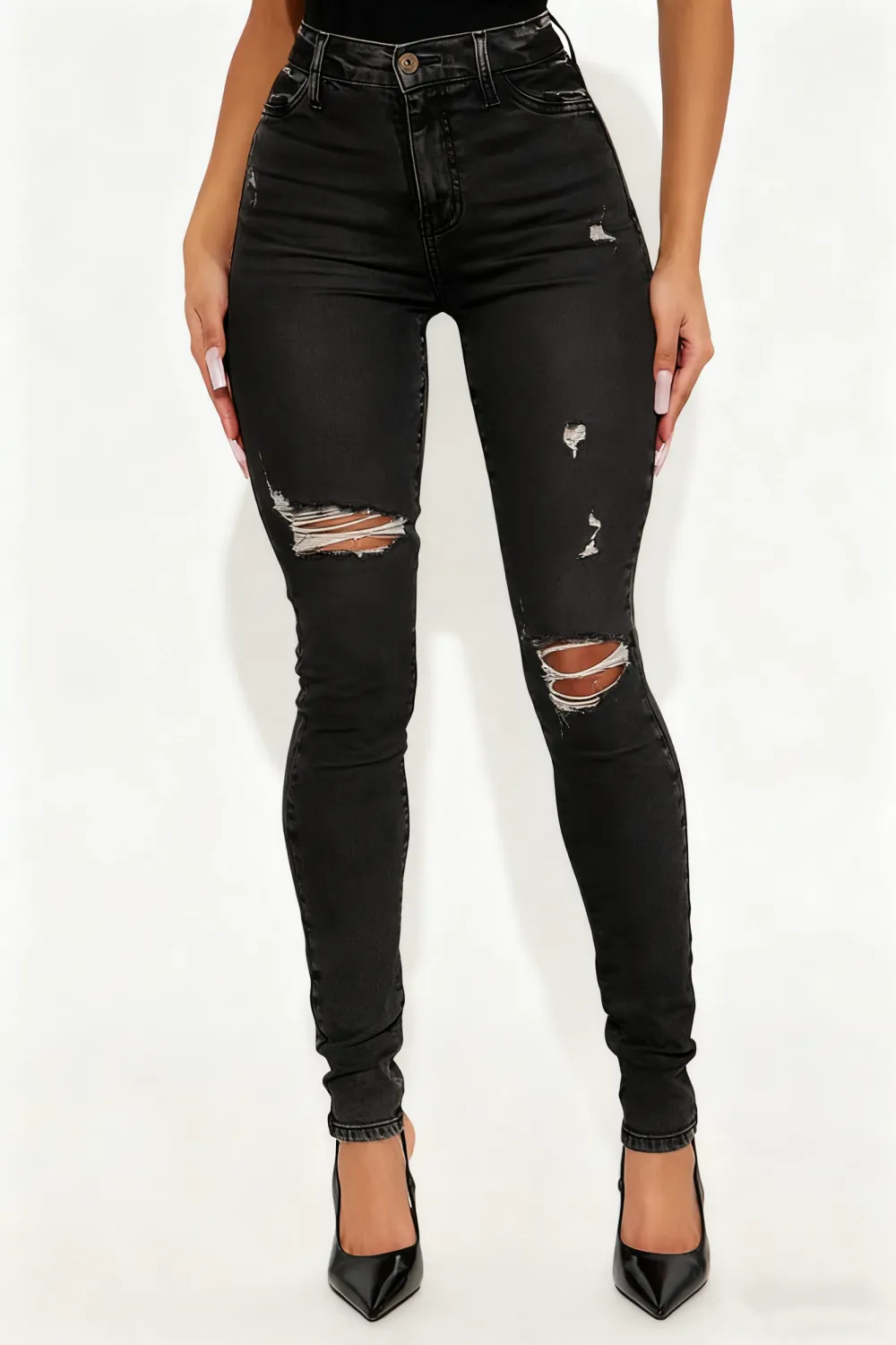 Tall Living Life High Stretch Skinny Jeans