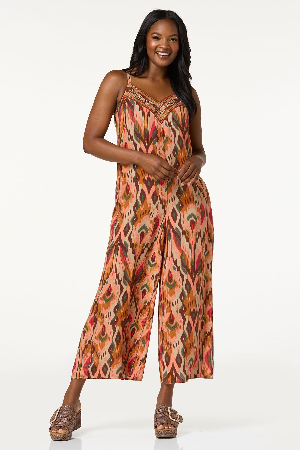Beaded Ikat Genie Jumpsuit