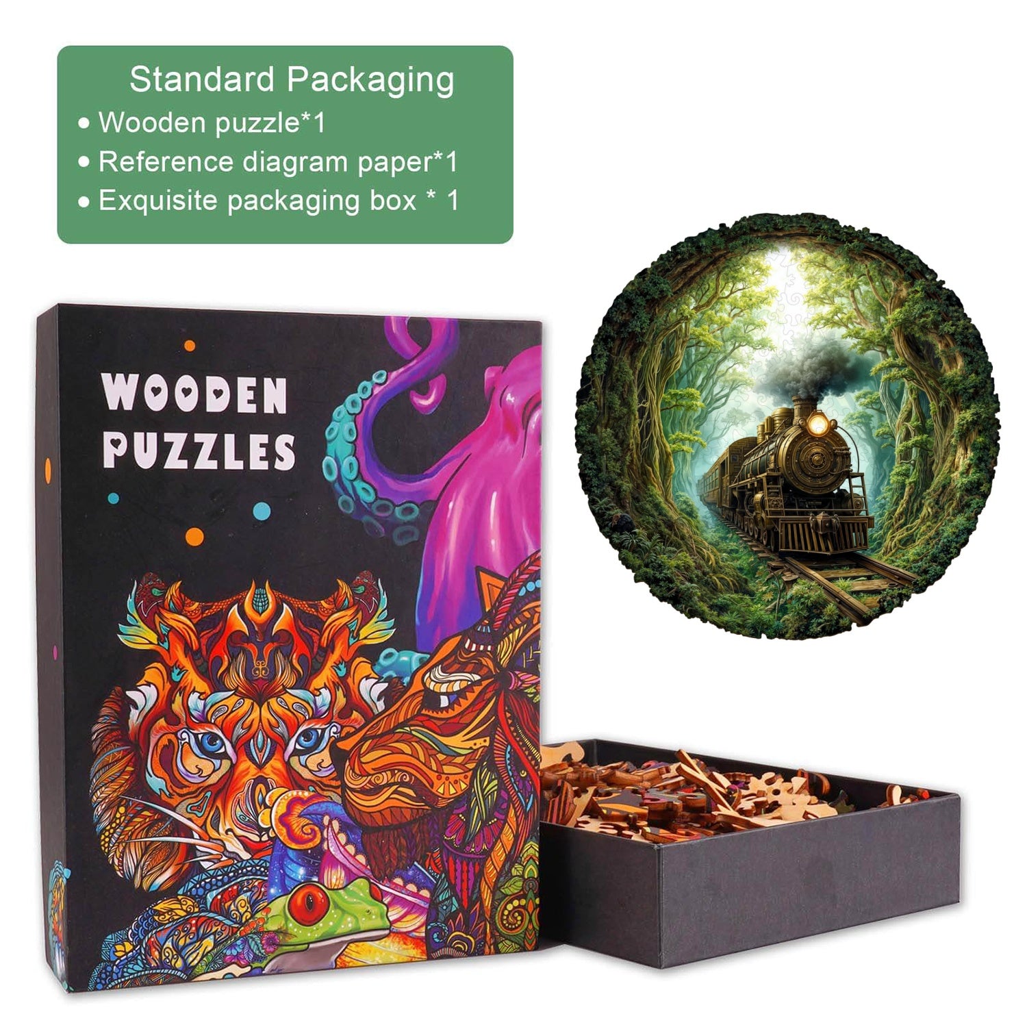 Forest Journey Wooden Jigsaw Puzzle
